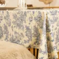 Obrus 250x150cm Pastorale Navy bawełna powlekana - 2