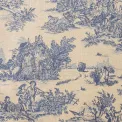 Obrus 250x150cm Pastorale Navy bawełna powlekana