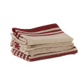 Komplet 3 ręczników kuchennych 70x50cm Prunelle Rouge