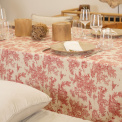Obrus 300x150cm Pastorale Carmin bawełna powlekana - 4