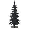 Dekoracja choinka 2D czarna 90x39x25cm - 1