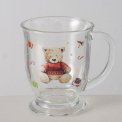 Kubek szklany z misiem 490ml - 2