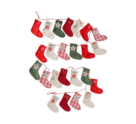 Kalendarz adwentowy skarpety 20x283cm