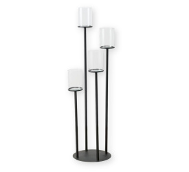 Świecznik czarny 150x39.5cm