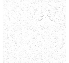 Serwetki 25cm Cameo white