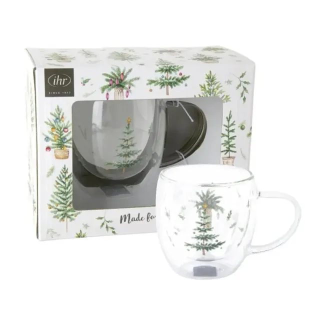 Szklanka Festive Holidays Green 250ml