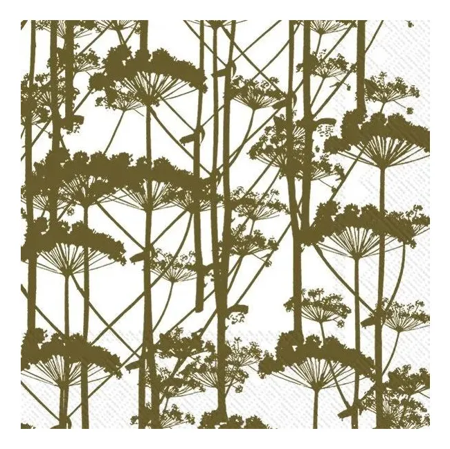 Serwetki 33cm Putkinotko olive