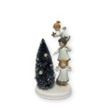 Figurka aniołki dekorujące choinkę 30x16.8x11.6cm - 1