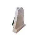 Figurka aniołek przy drzwiach LED szara 25.4x23x11.3cm - 2