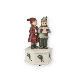 Pozytywka dzieci czytające list 18x11.1x9.7cm