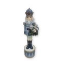 Figurka dziadek do orzechów niebieska 59.3x19cm - 1