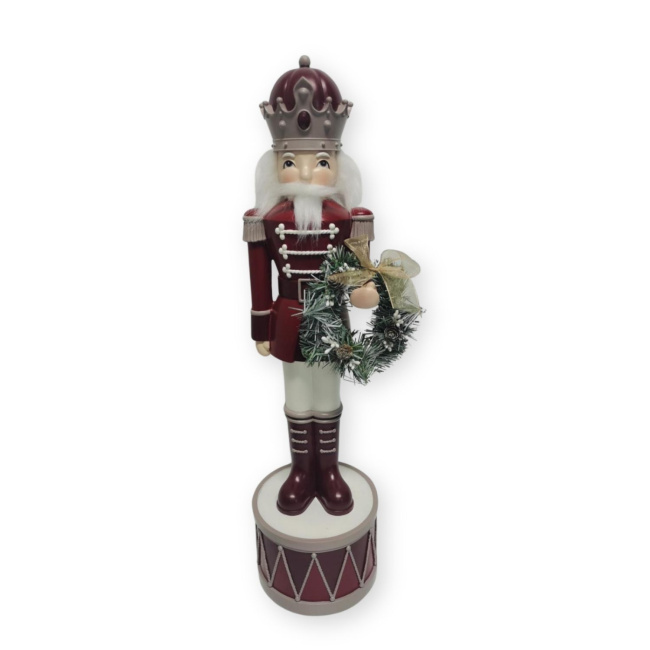 Figurka dziadek do orzechów czerwona - 1