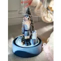 Figurka dziadek do orzechów pod kloszem czerwona LED 29.2x18cm - 3