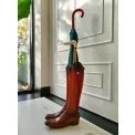 Stojak na parasole w kształcie butów brązowy 48.5x29.5x20.9cm - 3