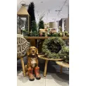 Dekoracja figurka siedzący pies w butach 61.2x56.8x33.8cm - 2