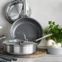 Patelnia Apex 24 cm głęboka ceramiczna plaster miodu  - 4