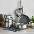 Patelnia Apex 24 cm głęboka ceramiczna plaster miodu  - 3