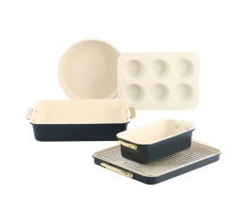 Komplet form do pieczenia Padova 6 elementów Oxford Blue