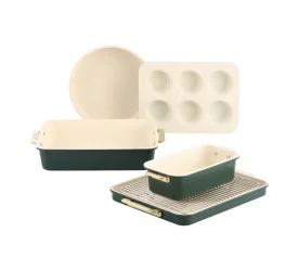 Komplet form do pieczenia Padova 6 elementów Pine Green