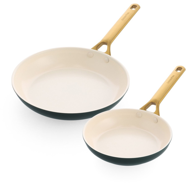 Komplet 2 patelni Padova 20+26cm zielony