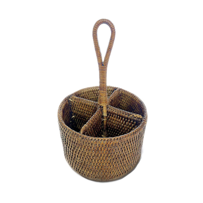 Koszyk okrągły Radici dzielony 20x13cm - 1