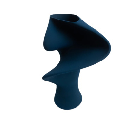 Wazon Baby Sonia 30.5x17x24.5cm blue velvet