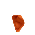Wazon Heart 38.5x37.5x14cm flame orange - 2