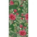 Serwetki 42x33cm Christmas flowers green 16szt. - 1