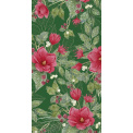 Serwetki 42x33cm Christmas flowers green 16szt. - 1