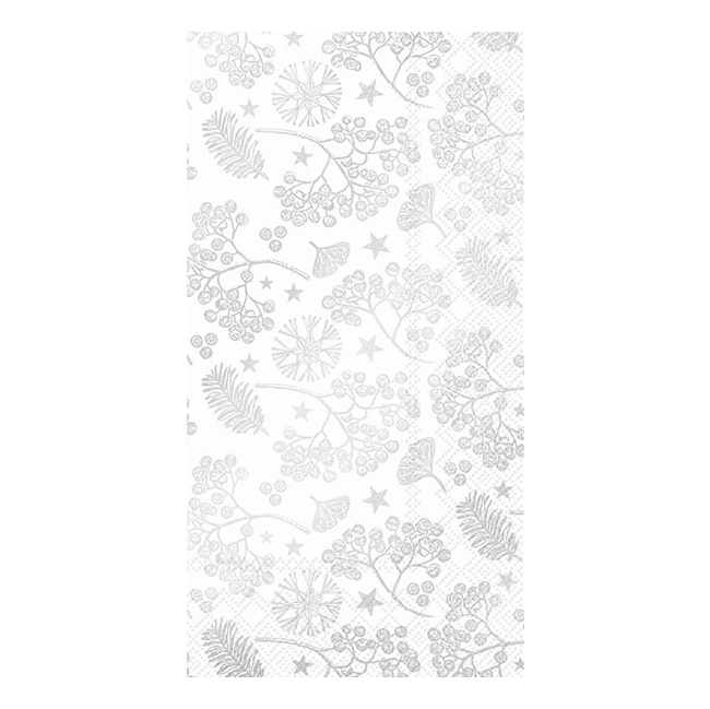 Serwetki 42x33cm Bright winter branches white 16szt.