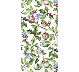 Serwetki 42x33cm Christmas Holly 16szt