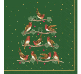 Serwetki 25cm Let's sing together green 20szt.