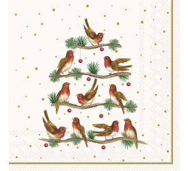 Serwetki 25cm Let's sing together cream 20szt.