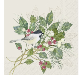 Serwetki 25cm Christmas Joy cream 20szt.