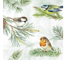 Serwetki 25cm Charming birds 20szt.