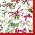 Serwetki 25cm Christmas bow red 20szt. - 1