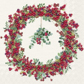 Serwetki 33cm Berry wreath 20szt. - 1