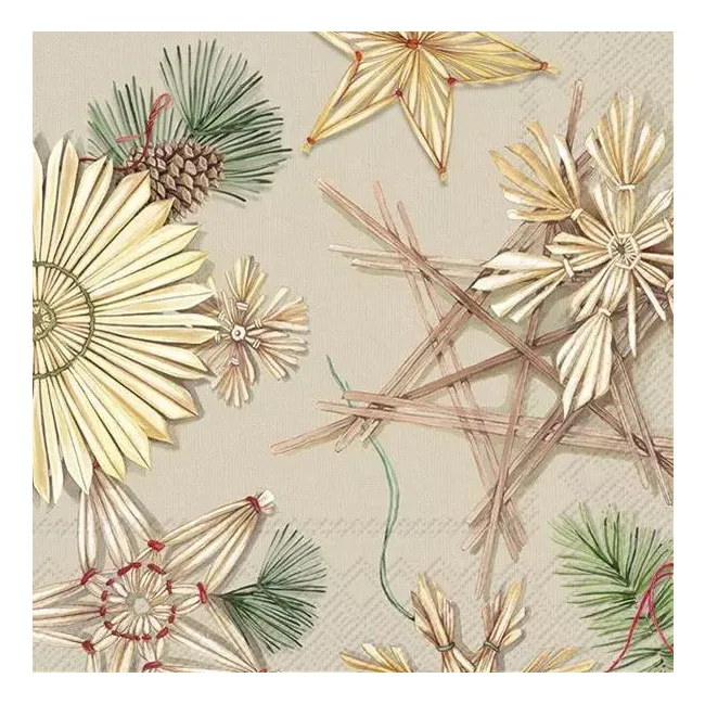 Serwetki 33cm Christmas crafting linen 20szt.