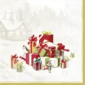 Serwetki 33cm Happy presents gold 20szt. - 1