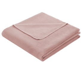 Koc One 150x200cm pudrowy róż