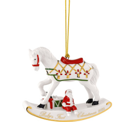 Zawieszka Christmas Classics 2025 koń na biegunach 11cm