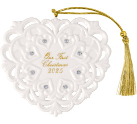 Zawieszka Christmas Classics 2025 serce 10.5cm