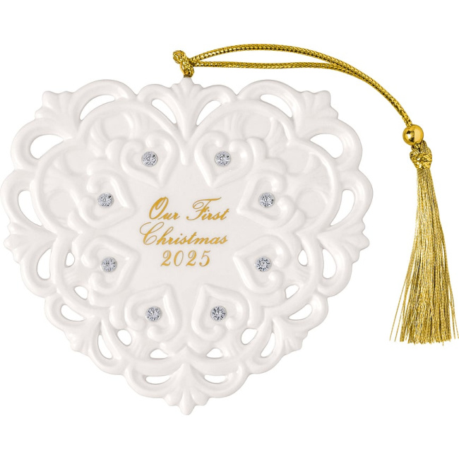 Zawieszka Christmas Classics 2025 serce 10.5cm