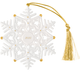 Zawieszka Christmas Classics 2025 płatek śniegu 10.5cm