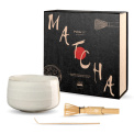 Zestaw do matcha Moribana hasu (połysk)