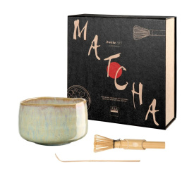 Zestaw do matcha Moribana ishi (połysk)