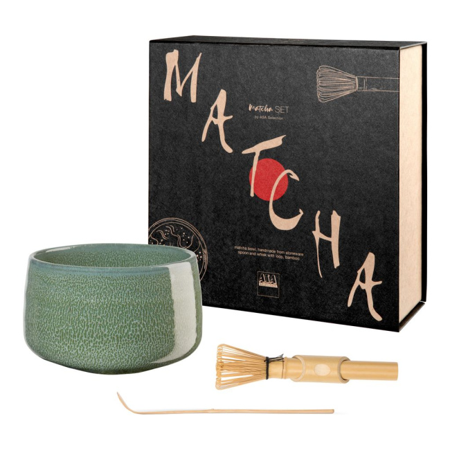 Zestaw do matcha Moribana matsu (połysk)