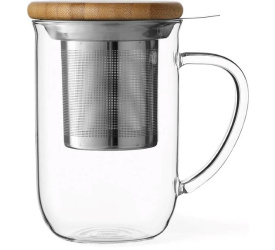 Kubek szklany z zaparzaczem Minima Balance 500ml