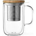 Kubek szklany z zaparzaczem Minima 500ml - 1
