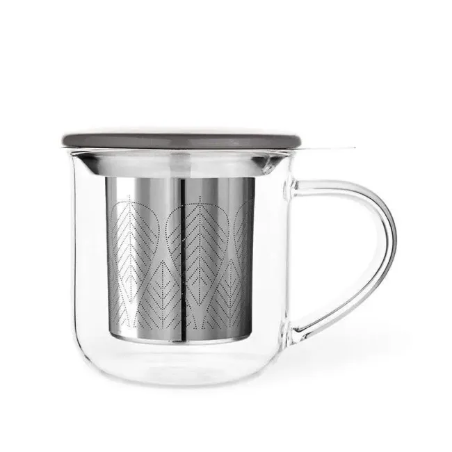 Kubek z zaparzaczem Minima 400ml wool grey - 1